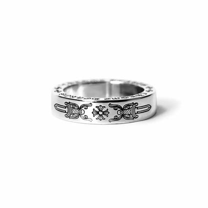 CHROME HEARTS DAGGER SPACER RING – 6MM