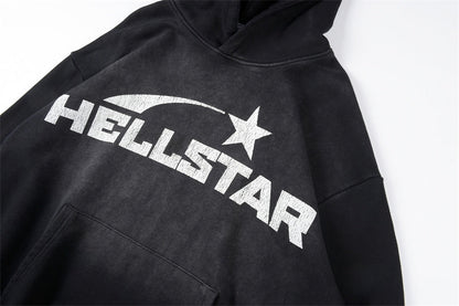 Hellstar Studios 2024 새로운 후드 블랙 5개 별